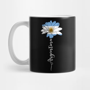 Vintage Argentina Sunflower Flag Argentina Lover Mug